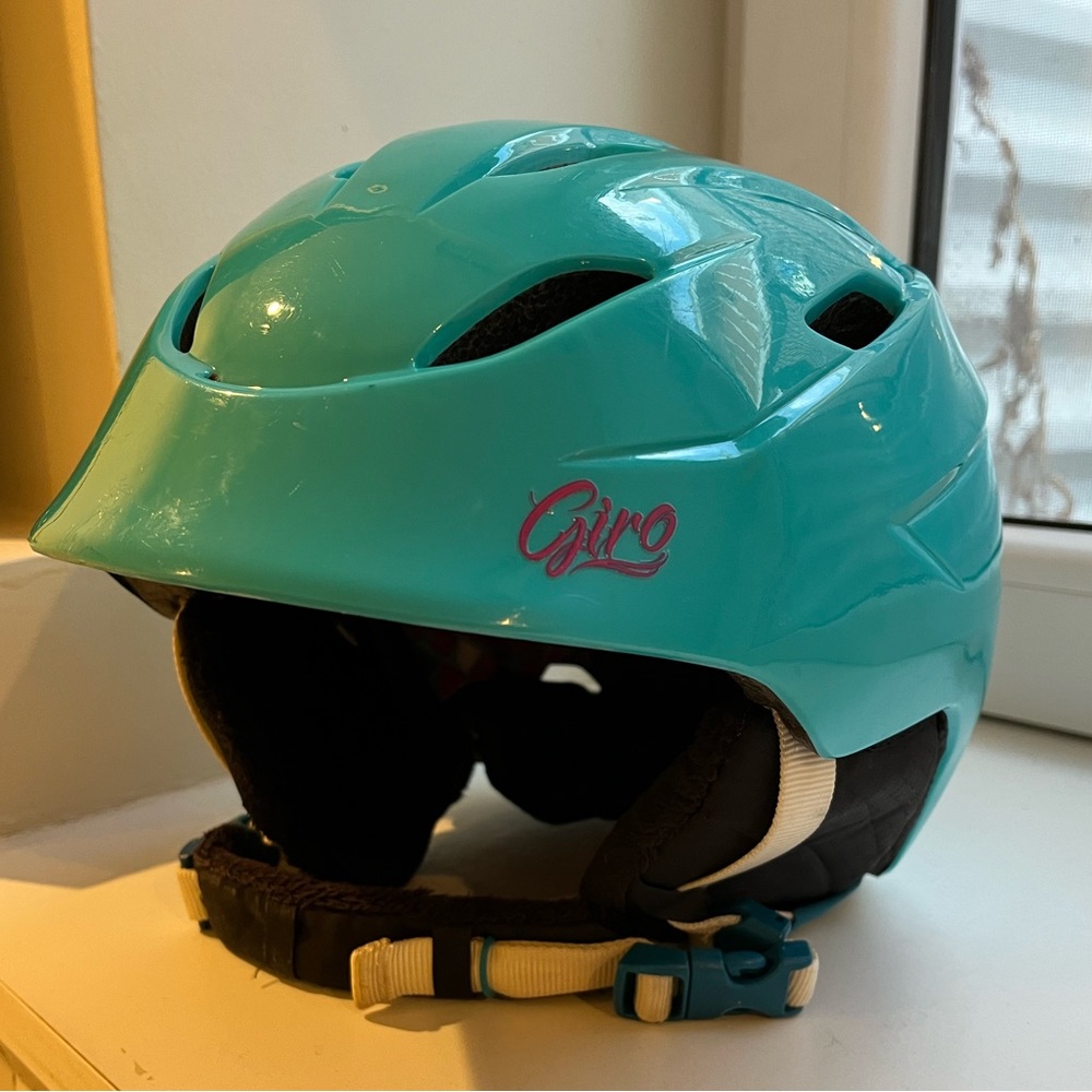 Giro blue helmet